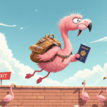 Breaking News: Rebellious Flamingo Declares "Independence" from British Zoo