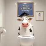 Breaking Moos: Scientists Successfully Potty Train Cows, World's First Bovine Bathroom Brigade! 🐄🚽