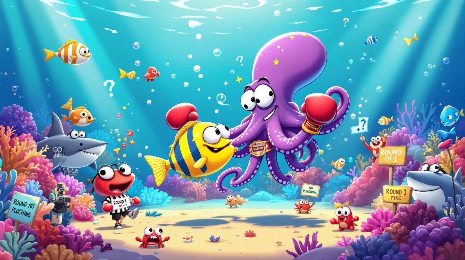 WATCH: Octopuses Punch Fish, Sometimes For No Apparent Reason